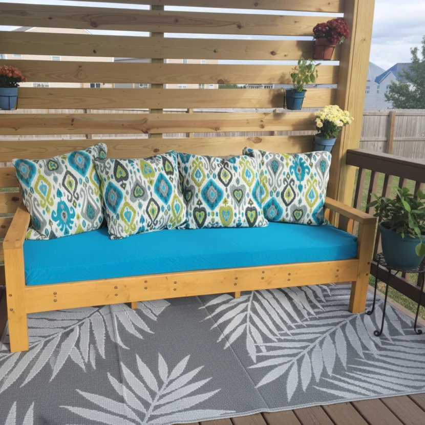 Custom Bench Cushion - Eco-Friendly & Durable - 6