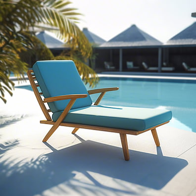 Chaise Lounge Cushions - Full-Length Comfort - 3