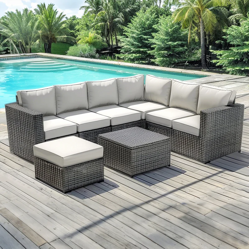 High Back Chair Cushions - Full Spine Support - 6