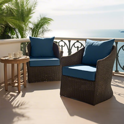 Outdoor Patio Cushions - UV & Water Resistant - 7