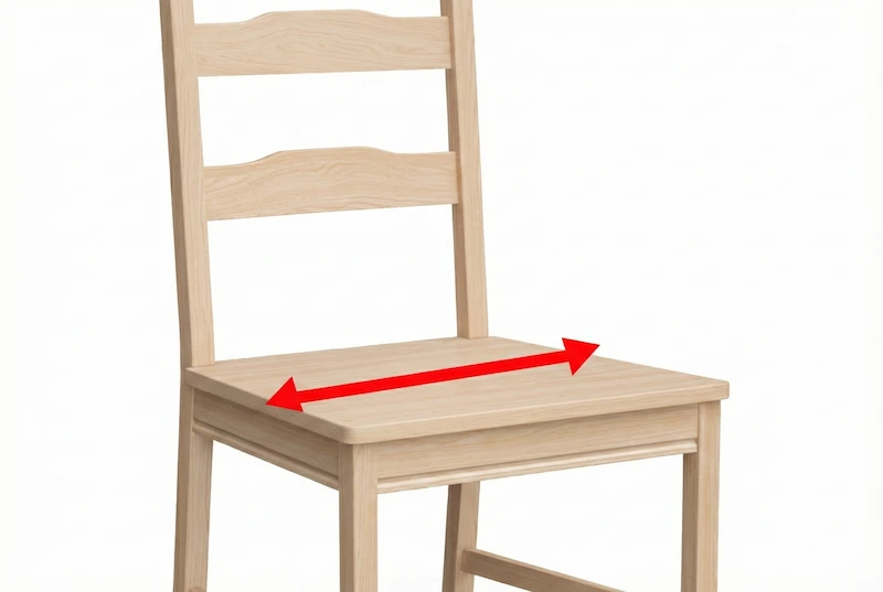 How to measure chair cushion width