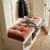 Elegant Tufted Bench Cushions - Button Detail - Detail 5