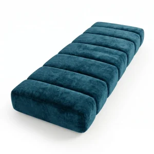 Custom Channel Tufted Bench Cushion – Modern Piano-Key Style Seat Pad