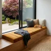 Custom Channel Tufted Bench Cushion - Modern Piano-Key Style Seat Pad - Detail 4