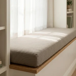 Custom Size Rectangular Window Seat Cushions